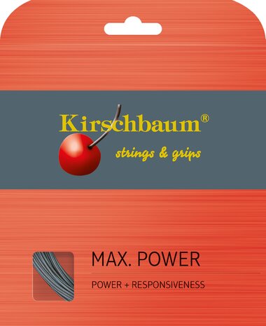 Kirschbaum Max Power 1,30 mm 200 m Tennissaiten Tennis Strings 0,54€/m 