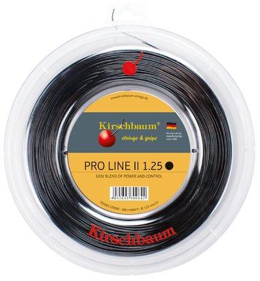 Kirschbaum Pro Line grob Tennis String Set 17/1.25mm schwarz 